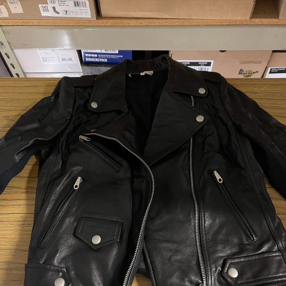 Rebecca Minkoff Genuine Leather Moto Jacket Sz Small Brand New Condition